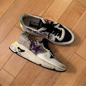Golden Goose Running Sole Sneakers, Size 37